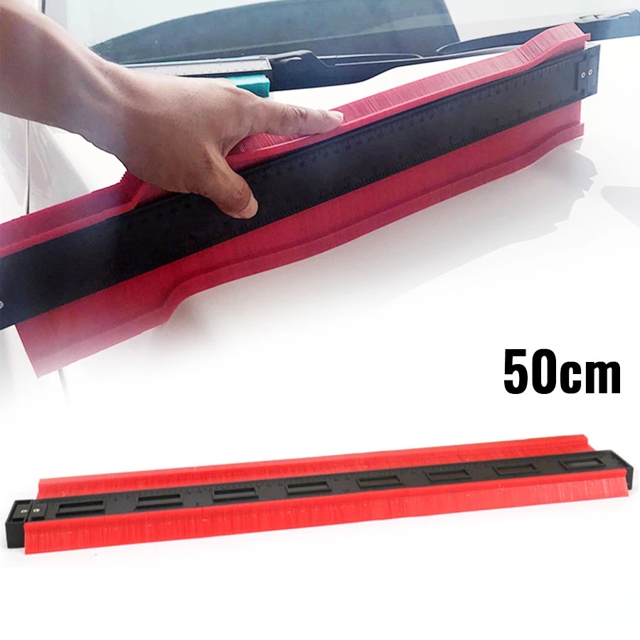 Seam Gauge Metal - 50 センチメートル車のデントアーク Measuremt ツール測定器輪郭計車体修理スケール定規
