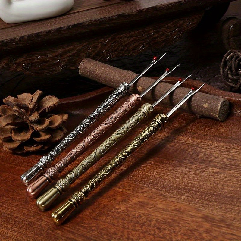Seam Ripper Tool - 1個入り縫い目切り取りキット、金属ハンドル付き糸切り、DIYクラフト刺繍ツール用ステッチアンピッカー