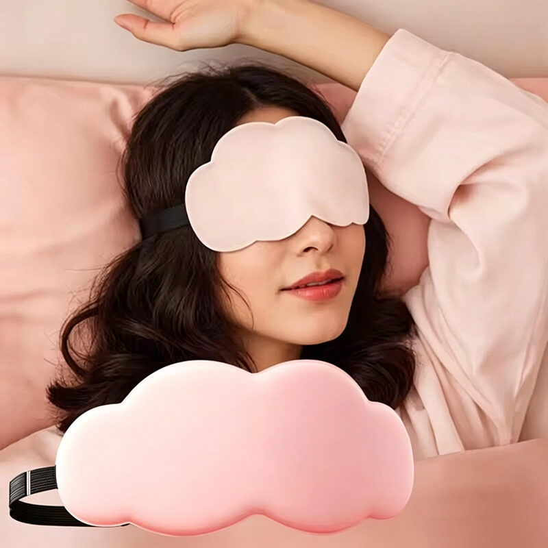 Sewing Cotton - 6D クラウドアイマスク睡眠遮光通気性三次元アイマスク男性と女性の昼寝絶妙な睡眠特別なアイマスク