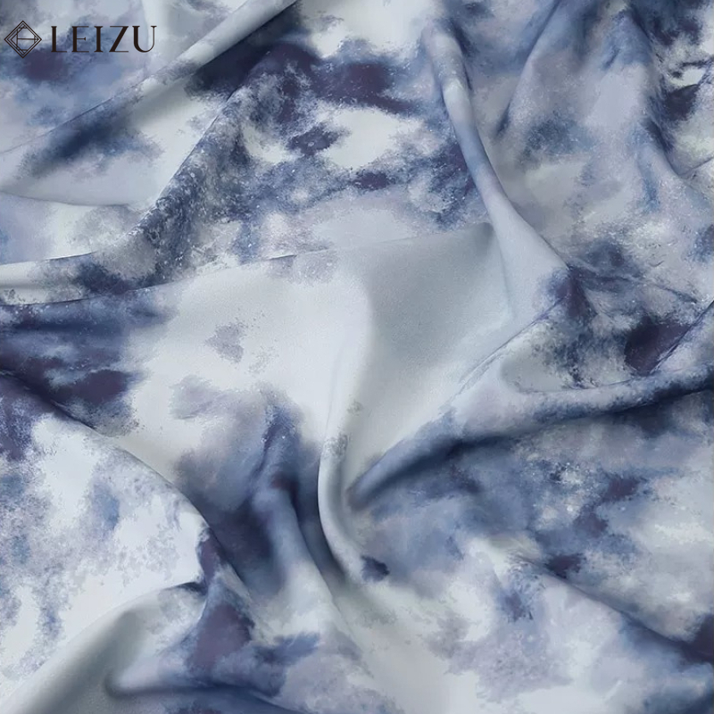 Sewing Tie Dye - 30D タイダイシフォン生地インクウォッシュスタイルプリント生地夏の海辺のビーチ DIY ドレス、シャツ、テーブルクロス手作り縫製用