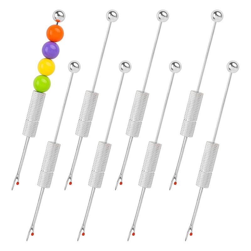 Seam Ripper Tool - ABRE-8パック ビーズ用糸切り器 シームリッパー 裁縫用金属刺繍除去ツール ビーズタグ除去ツール 衣類DIY用