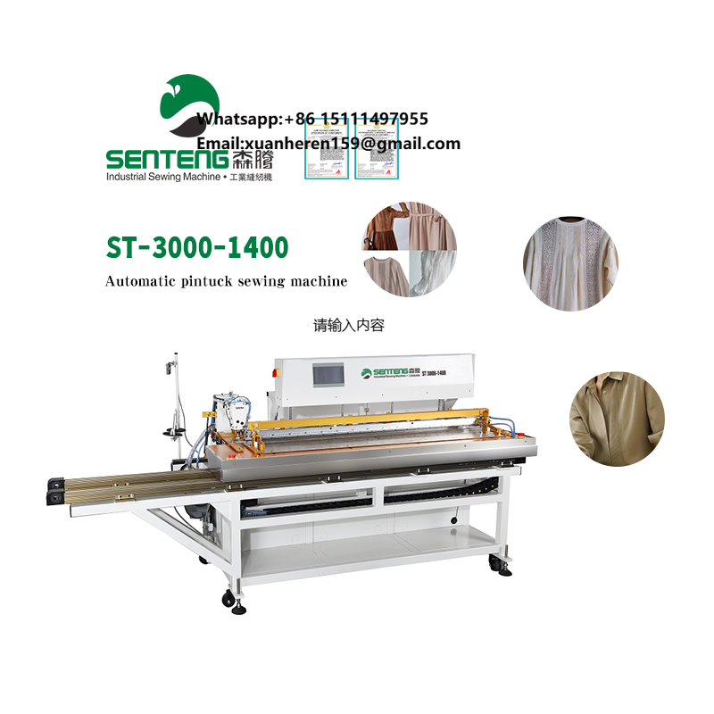 Sewing Industry - ST 3000-1400ヘビーデューティーミシン価格 自動ピンタック工業用ミシン 弾性ニット生地用