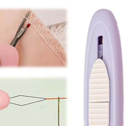 Seam Ripper Tool - 2 in 1 針通し器とシームリッパー、2 in 1