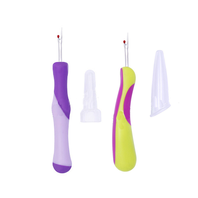 Seam Ripper Tool - 1 個プラスチックハンドル糸カッターシームリッパーステッチアンピッカー手縫いツール針クラフト芸術と縫製アクセサリー