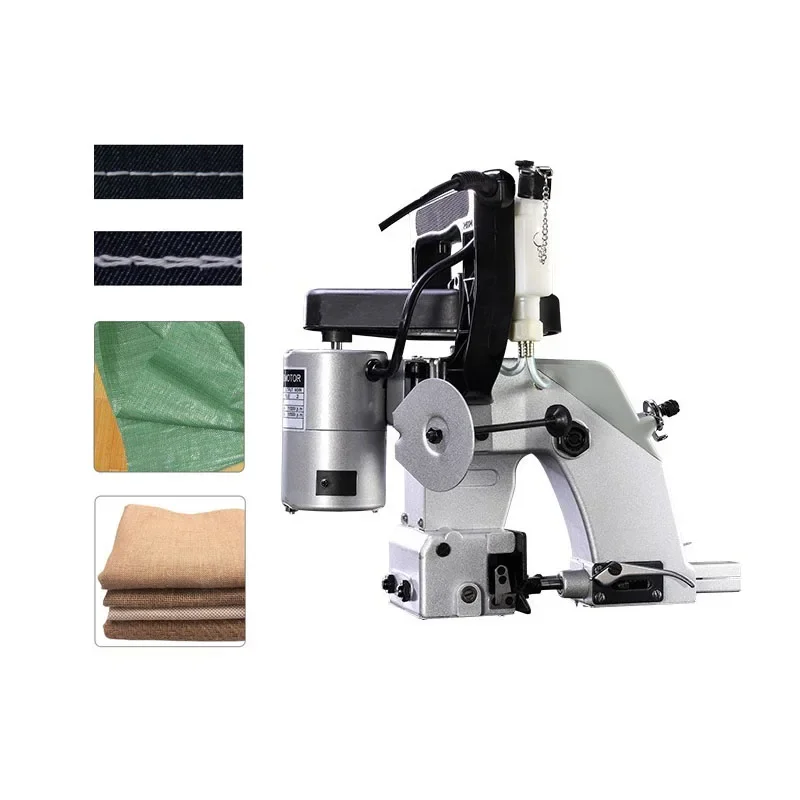 Sewing Machine In Textile Industry - 工業用電動ミシン自動シーリングマシンキットバッグクローザーステッチングマシン家庭用ポータブルテキスタイルツール220V