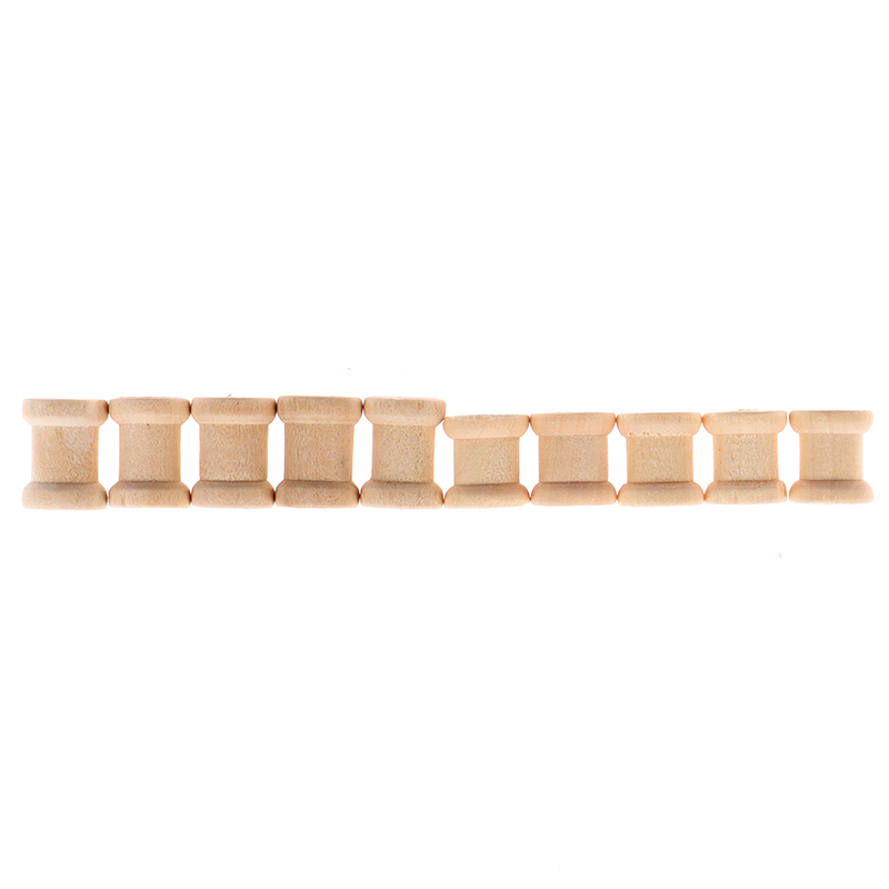 Thread Bobbins Empty - C 100個入り 木製空糸巻き板 ウッドボビン リールオーガナイザー 裁縫道具