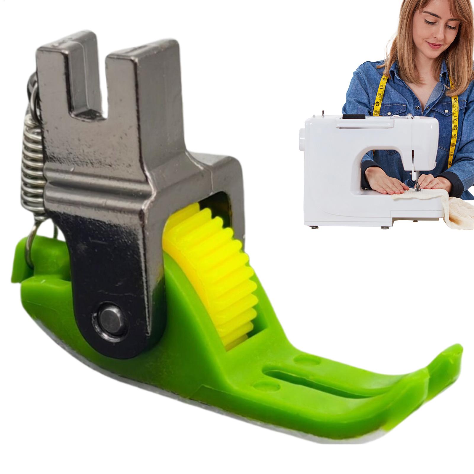 Sewing Expert - 新型フラットカーファスナーローラープレッサーフットプレス トップステッチ小型プレッサーフットローラー狭幅ホイールミシンアクセサリー