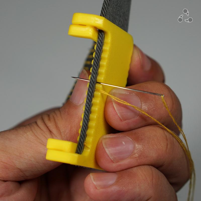 Seam Gauge Metal - 2個入り携帯型測定ツール、縫い目ガイドクリップ、縫製エッジガイド、ニードルゲージ、初心者向けキルティング、クラフト、裾上げ、DIY用