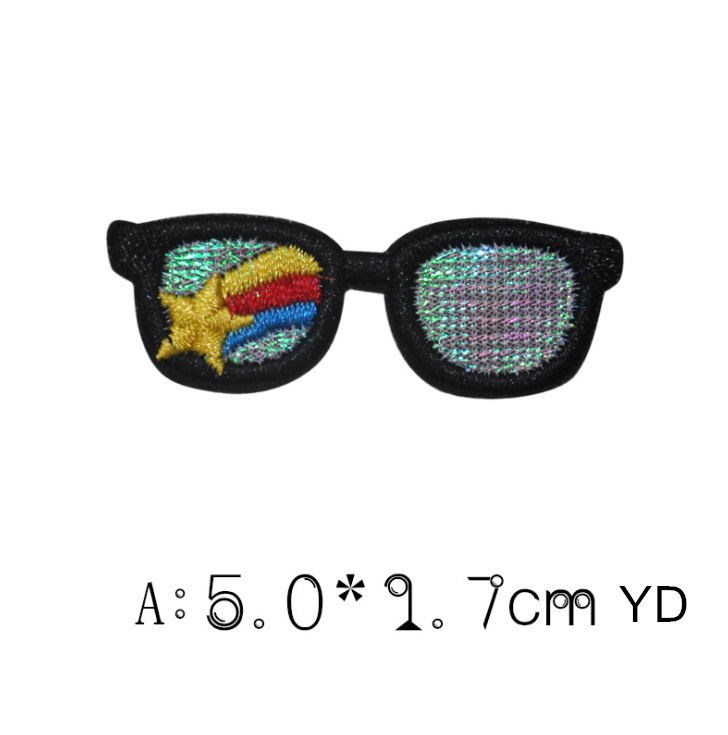10個入り レインボー刺繍ワッペン アイロン接着/縫い付け  - Sewing Id のレビューと価格
