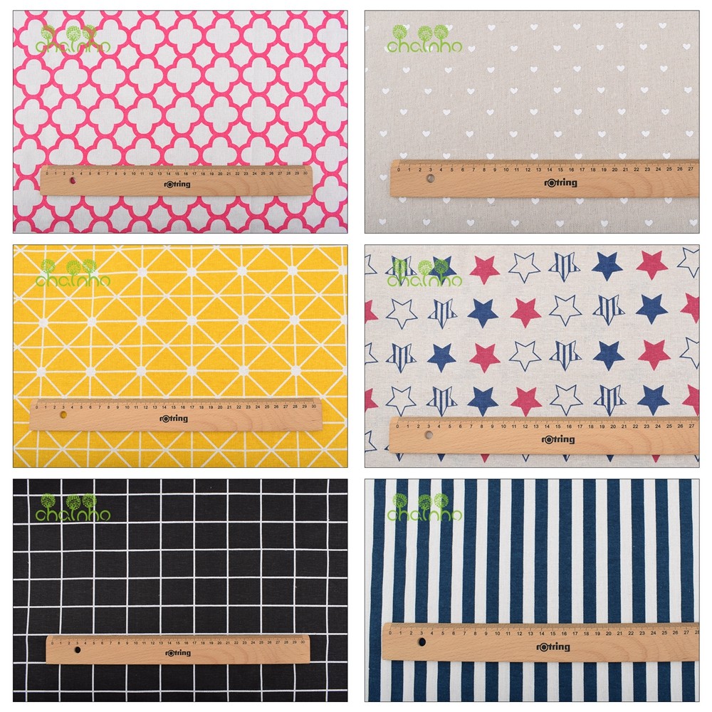 Chainho、プリントコットンリネン生地、DIY縫製キルテ - Sewing Geotextile Fabric のレビューと価格