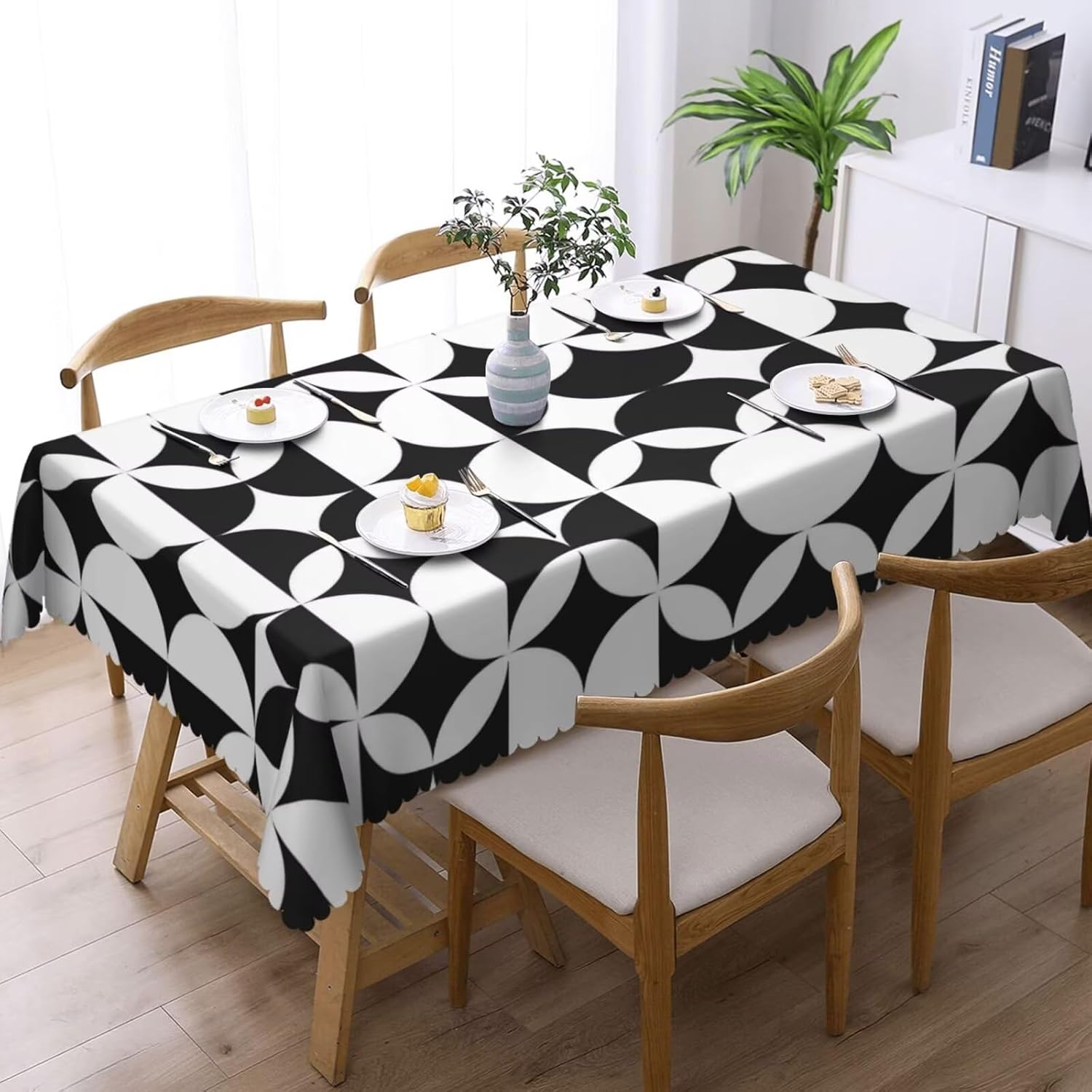 ミニマリストミッドセンチュリーモダンテーブルクロス、プレミア - Century Textile & Sewing Supply Reviews のレビューと価格