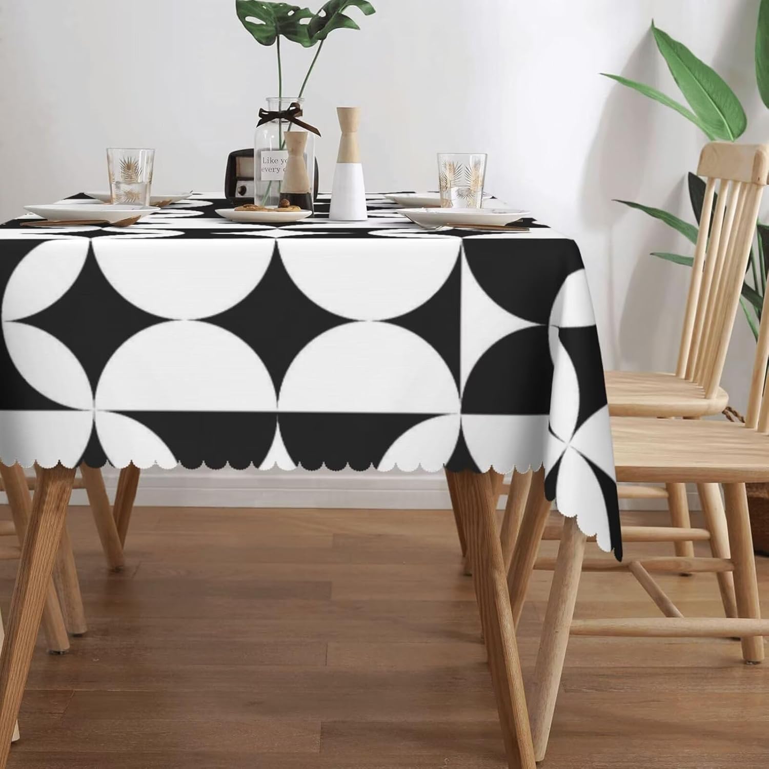 ミニマリストミッドセンチュリーモダンテーブルクロス、プレミア - Century Textile & Sewing Supply Reviews のレビューと価格