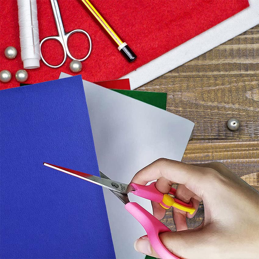 自己粘着フェルトシート 軟質フェルトシート 粘着裏地付き ア - Sewing Textile Art のレビューと価格