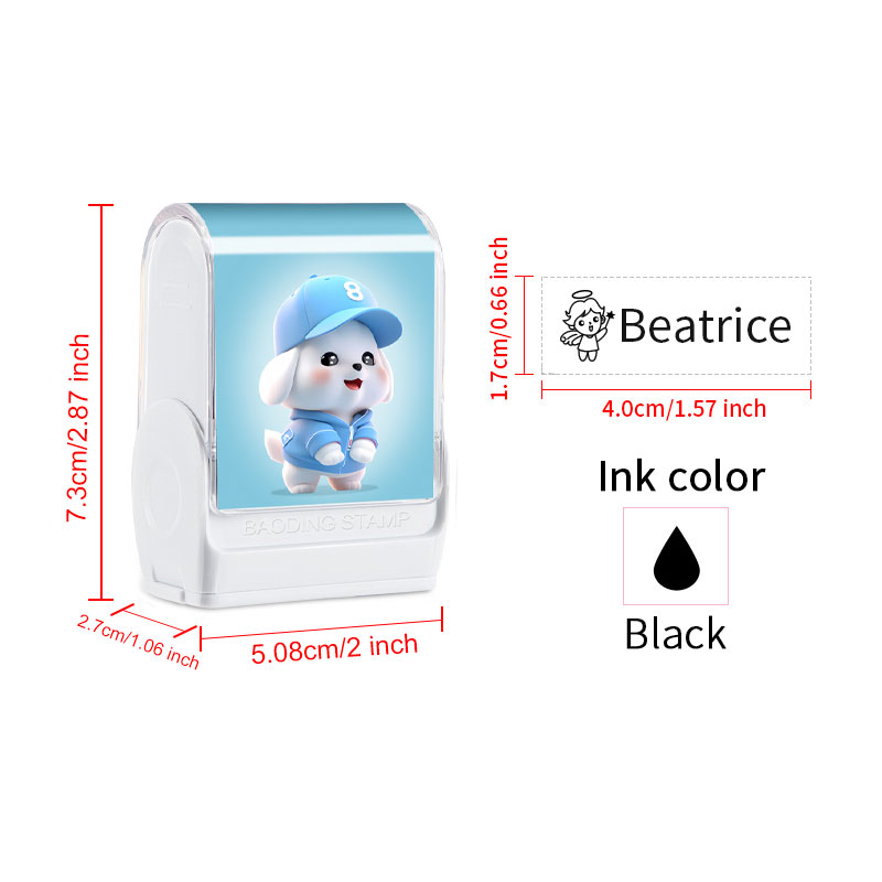 パーソナライズされたベビー服スタンプ、カスタム漫画名ラベルメ - Sewing Labels のレビューと価格