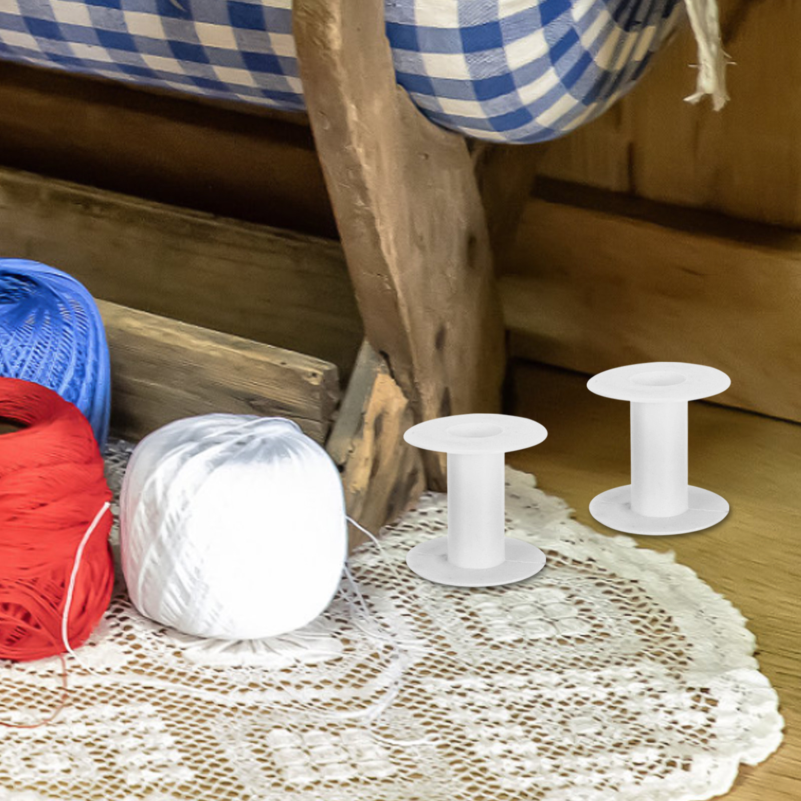 10個入りプラスチック製空糸ボビンスプール、刺繍縫製用ワイヤ - Thread Bobbins Empty のレビューと価格