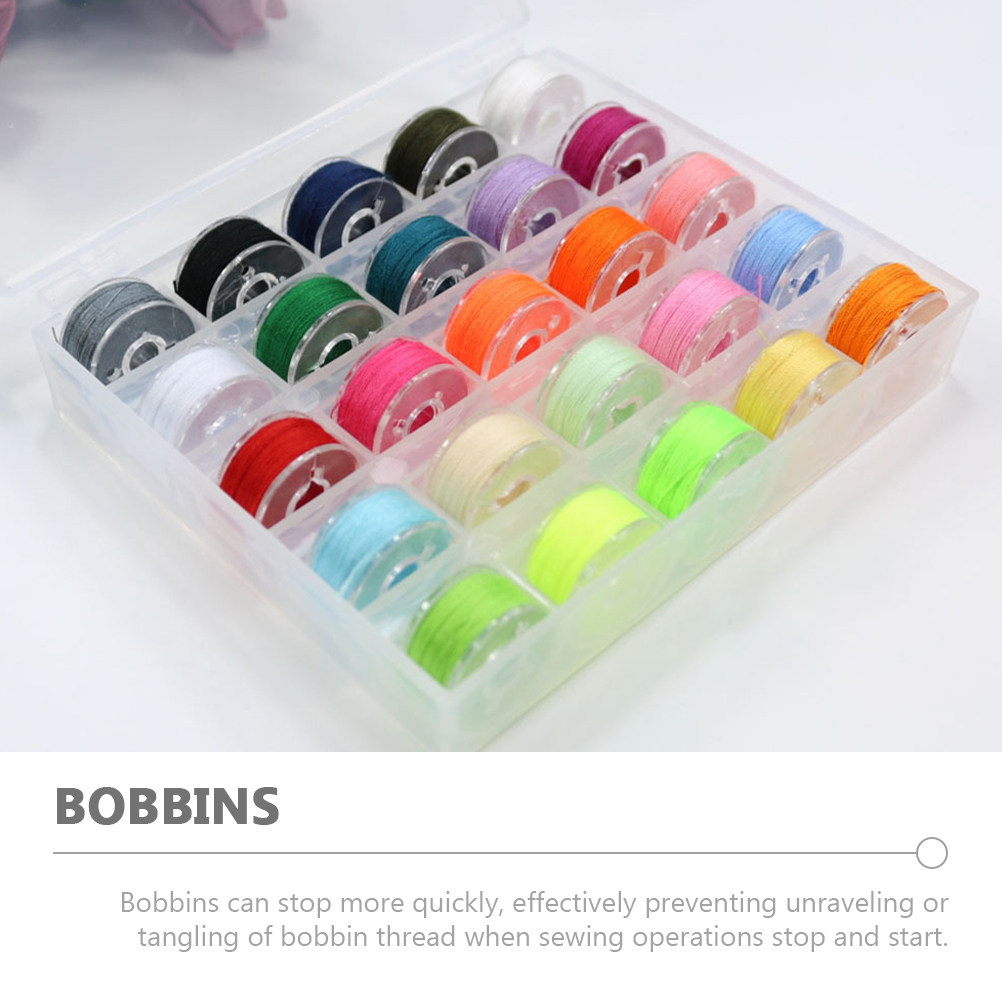 1セット耐摩耗性透明縫製ボビンプラスチック製空スプール刺繍機 - Thread Bobbins Empty のレビューと価格