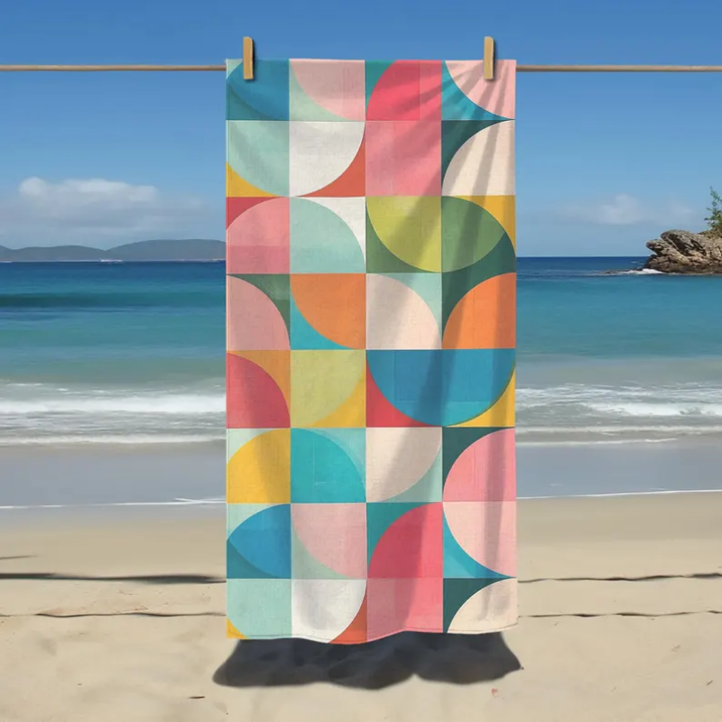 ミッドセンチュリーモダンカラーブロック半円幾何学模様ストライ - Century Textile & Sewing Supply Reviews のレビューと価格