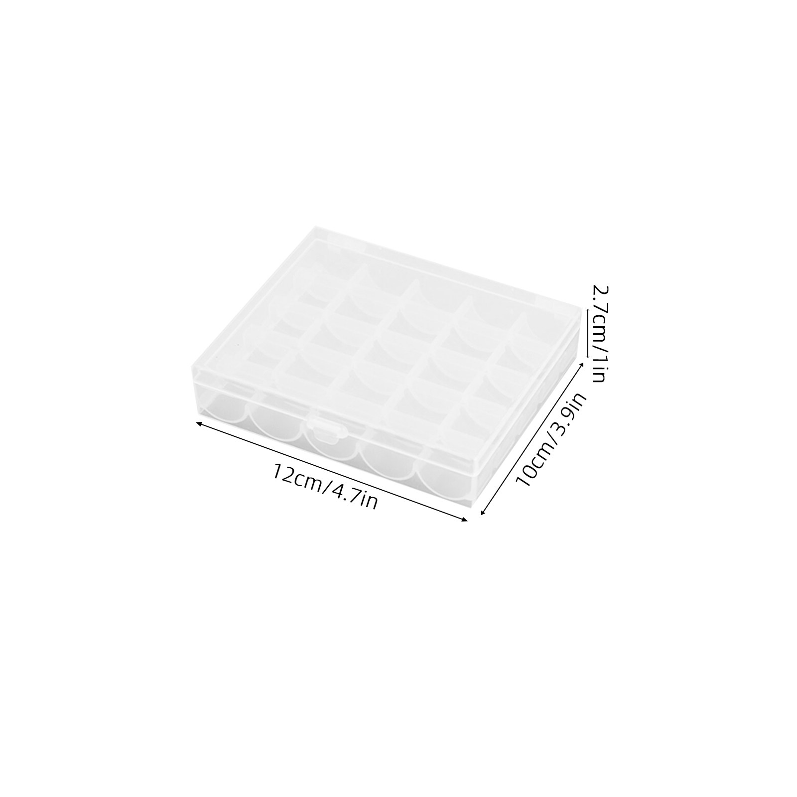 3個入り空ボビンオーガナイザーケース - グリッド型ミシン糸 - Thread Bobbins Empty のレビューと価格