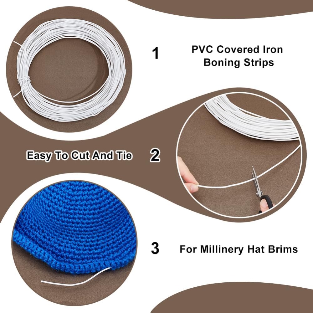 30 メートル白帽子ワイヤー 2 ミリメートル直径軟質プラス - Sewing Kit のレビューと価格