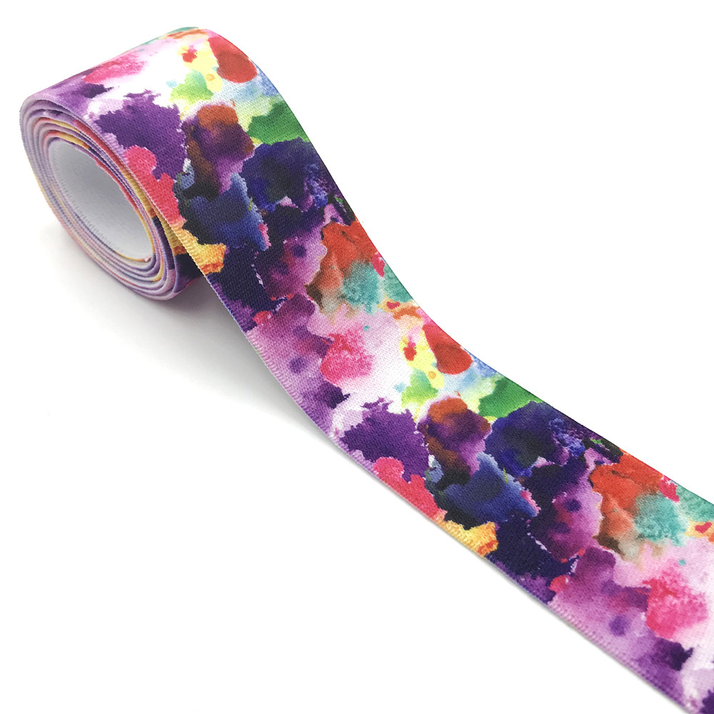 5メートル/ロット 25/38MM レオパードタイダイ幾何学 - Sewing Tie Dye のレビューと価格