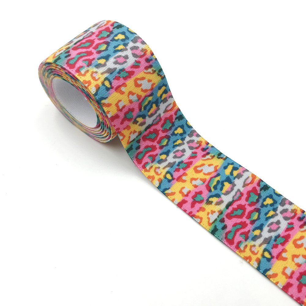 5メートル/ロット 25/38MM レオパードタイダイ幾何学 - Sewing Tie Dye のレビューと価格