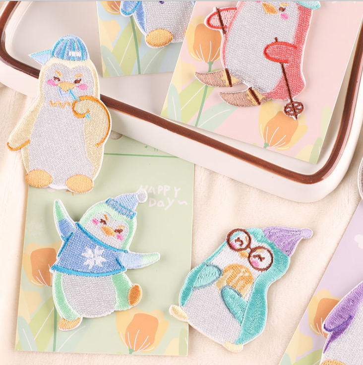 両面接着タイプの動物刺繍ワッペン10枚入り、ジーンズ、コート - Sewing Id のレビューと価格