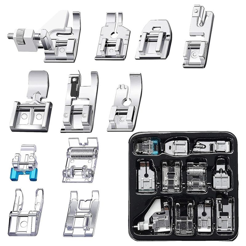 YLS-11個入り押さえ金具セット、ジグザグ、ストレートステ - Sewing Zigzag のレビューと価格