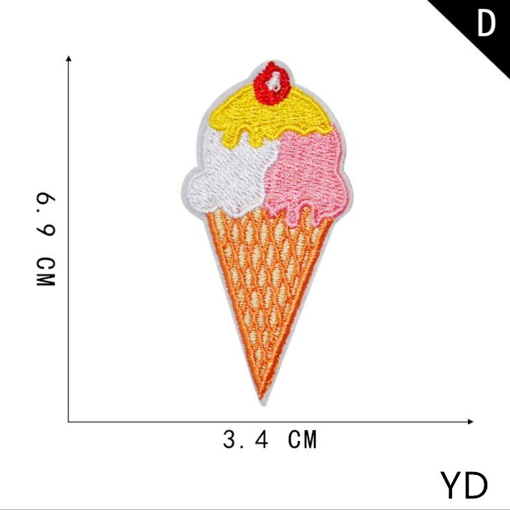 新入荷 刺繍ワッペン10枚 アイロン接着・縫い付け両用 ジー - Sewing Id のレビューと価格