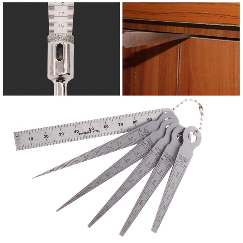 6個入り フィーラーゲージ テーパーゲージ ステンレス製 溶 - Seam Gauge Metal のレビューと価格