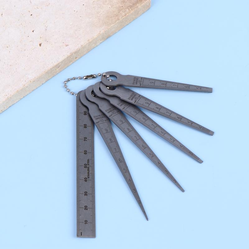 6個入り フィーラーゲージ テーパーゲージ ステンレス製 溶 - Seam Gauge Metal のレビューと価格