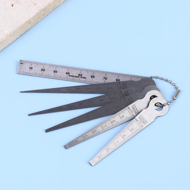 6個入り フィーラーゲージ テーパーゲージ ステンレス製 溶 - Seam Gauge Metal のレビューと価格