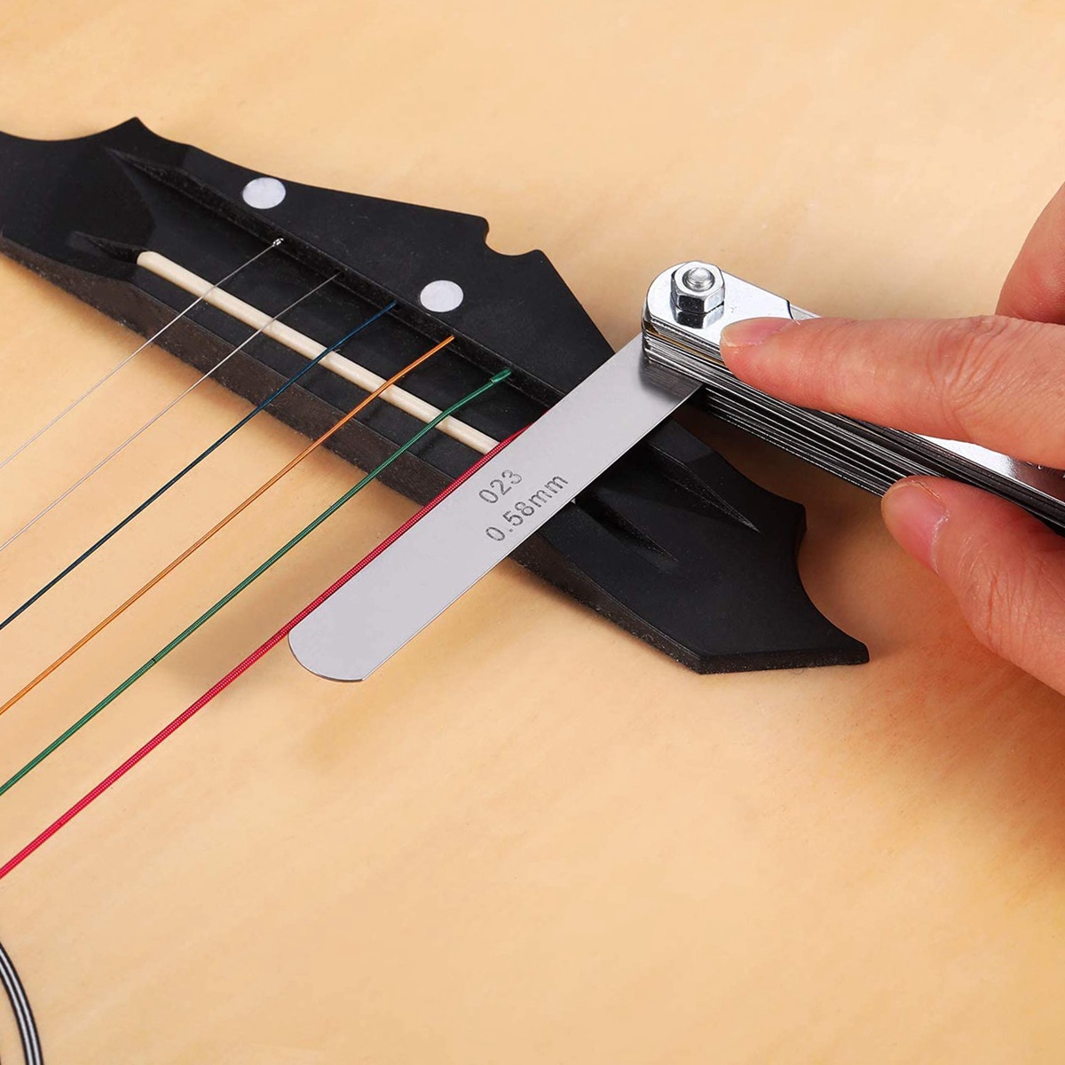 32 ピース/セットギター弦高さ測定定規ステンレス鋼ギター厚 - Seam Gauge Metal のレビューと価格