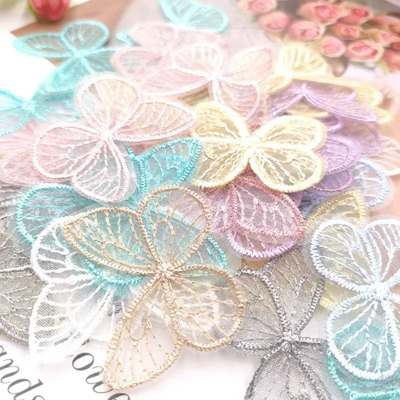 20 ピース/ロット 4.5*3.5 センチメートル刺繍メッ - Sewing Tas のレビューと価格