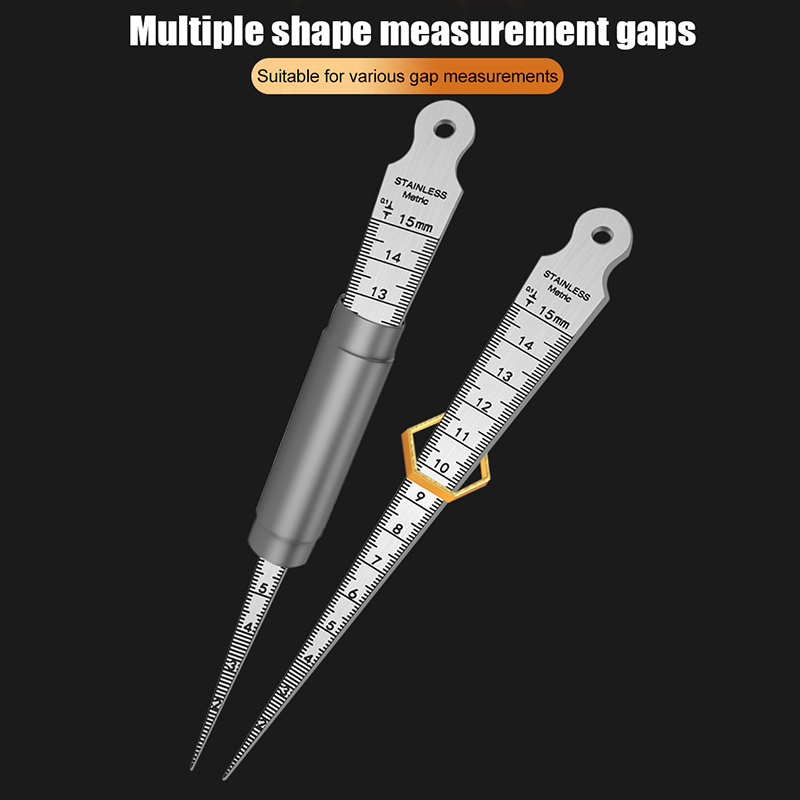 1-15 ミリメートルステンレス鋼テーパーゲージフィーラー内 - Seam Gauge Metal のレビューと価格