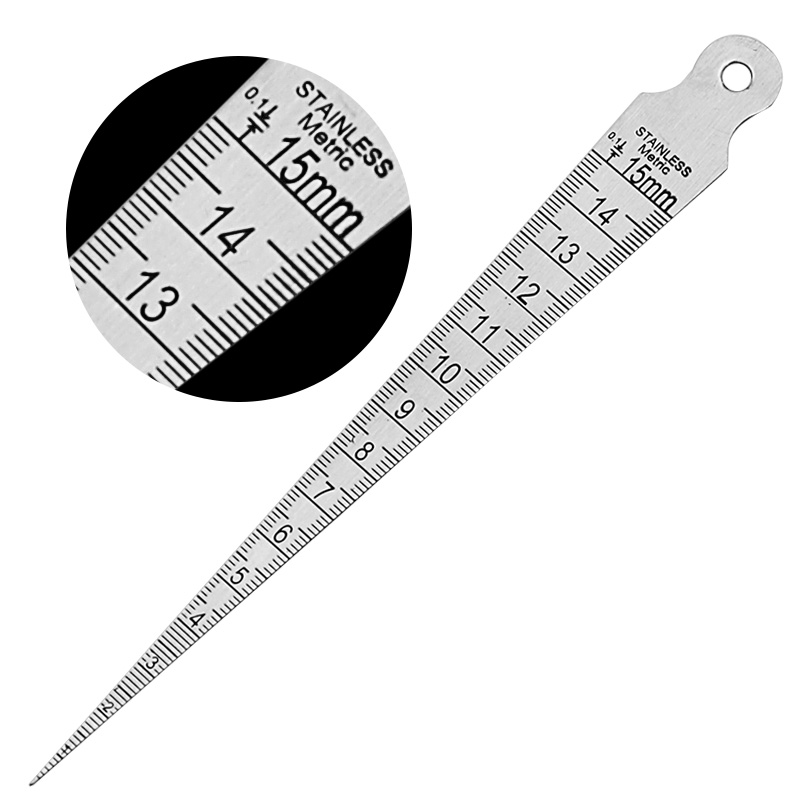 ツールスター ウェッジテーパーレーラー ステンレス鋼 0-1 - Seam Gauge Metal のレビューと価格