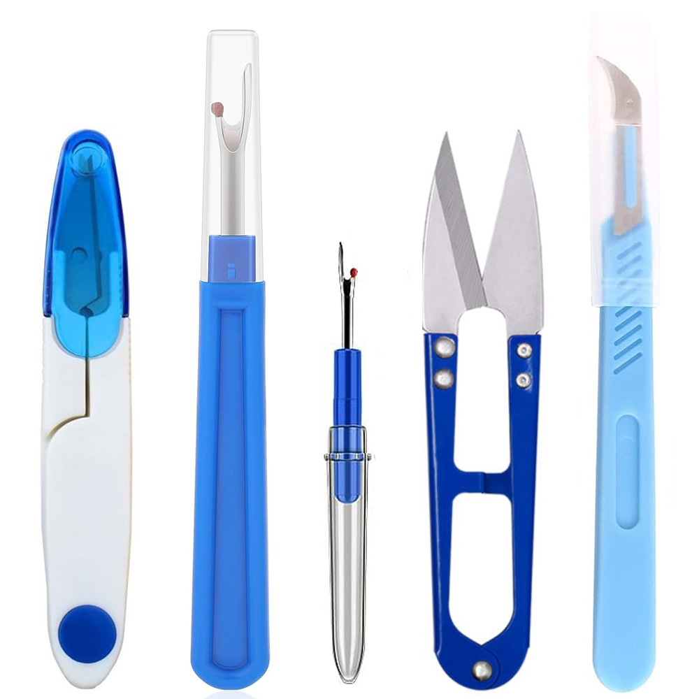5個入り裁縫道具キット、縫い目切り取りセット、U字型糸切りは - Seam Ripper Tool のレビューと価格