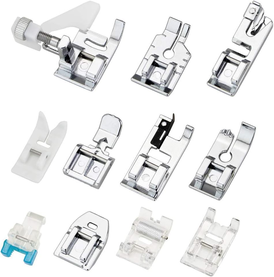 11個入り押さえ金具セット - ブラザー、シンガー、ベビーロ - Sewing Kit のレビューと価格