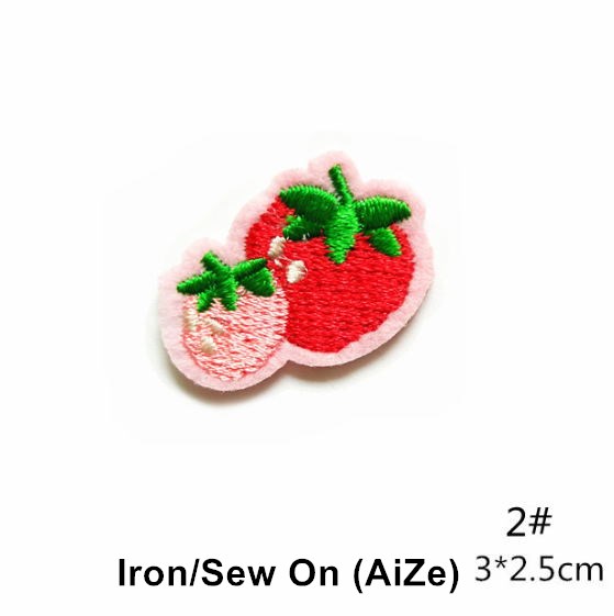 10個入り フルーツケーキ 刺繍ワッペン アイロン接着/縫い - Sewing Id のレビューと価格