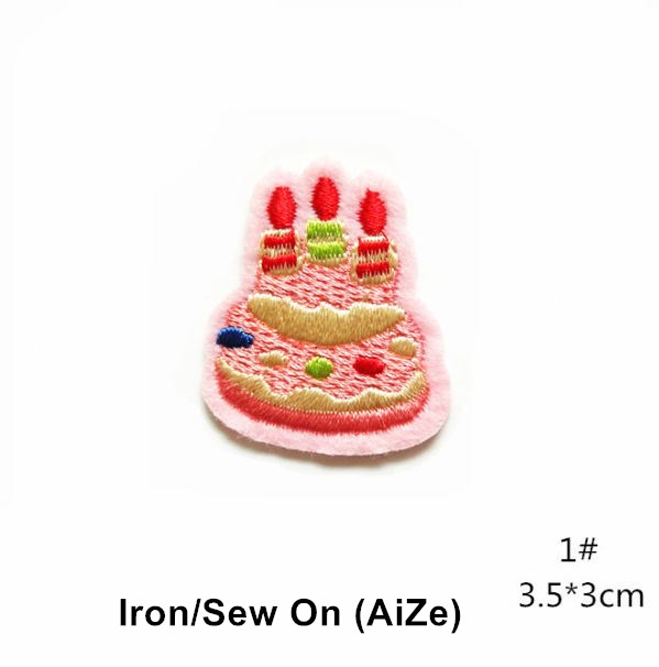 10個入り フルーツケーキ 刺繍ワッペン アイロン接着/縫い - Sewing Id のレビューと価格