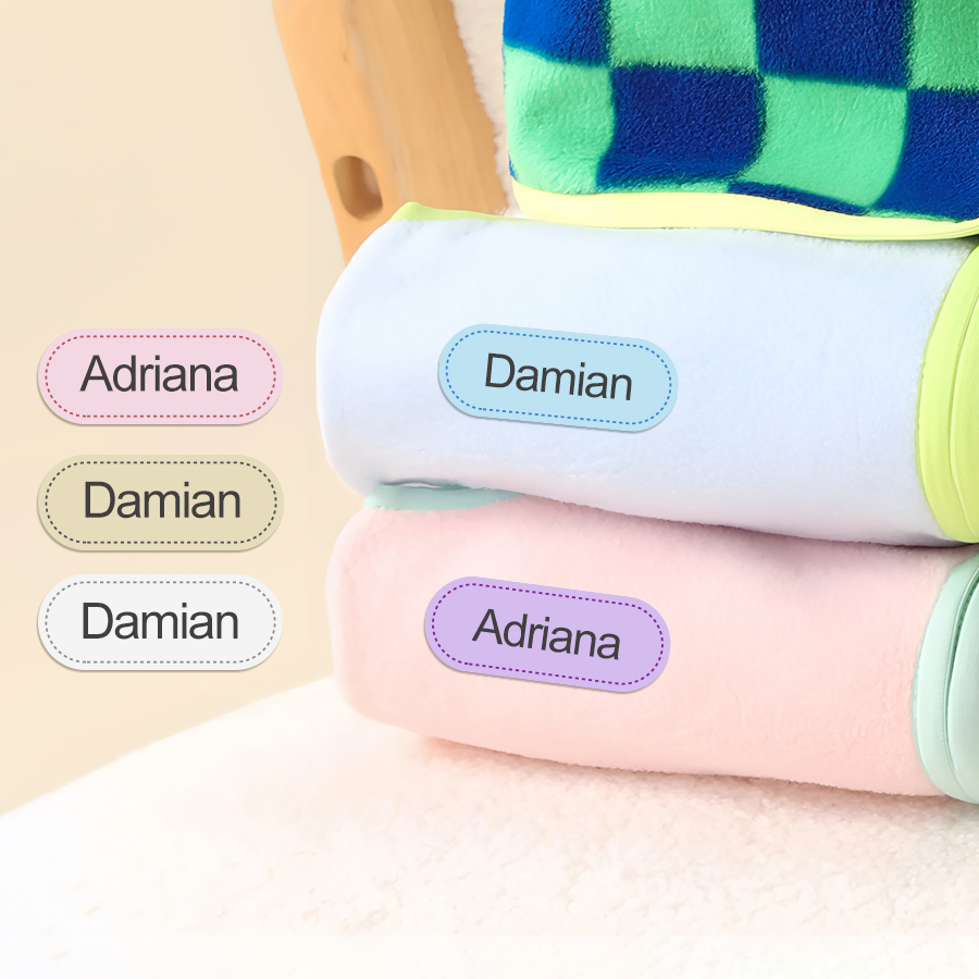 アイロンがけ用ラベル - 綿用 - 学校、スポーツ、クラブ、 - Sewing Labels のレビューと価格