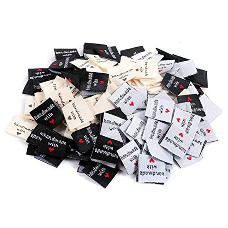A02M-300 個手作り縫い付け織物衣類ラベル縫製クラフト - Sewing Labels のレビューと価格