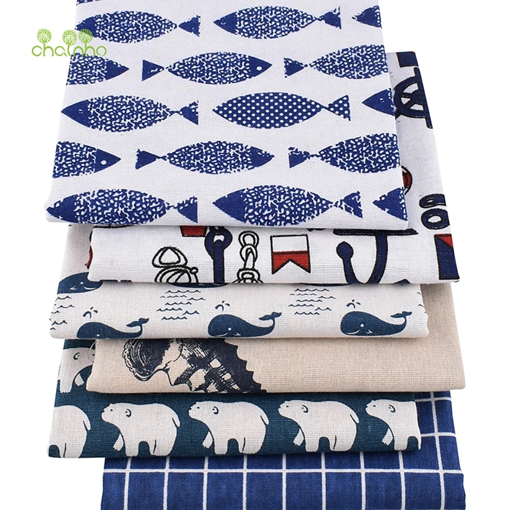 Chainho、プリントコットンリネン生地、DIY縫製キルテ - Sewing Geotextile Fabric のレビューと価格
