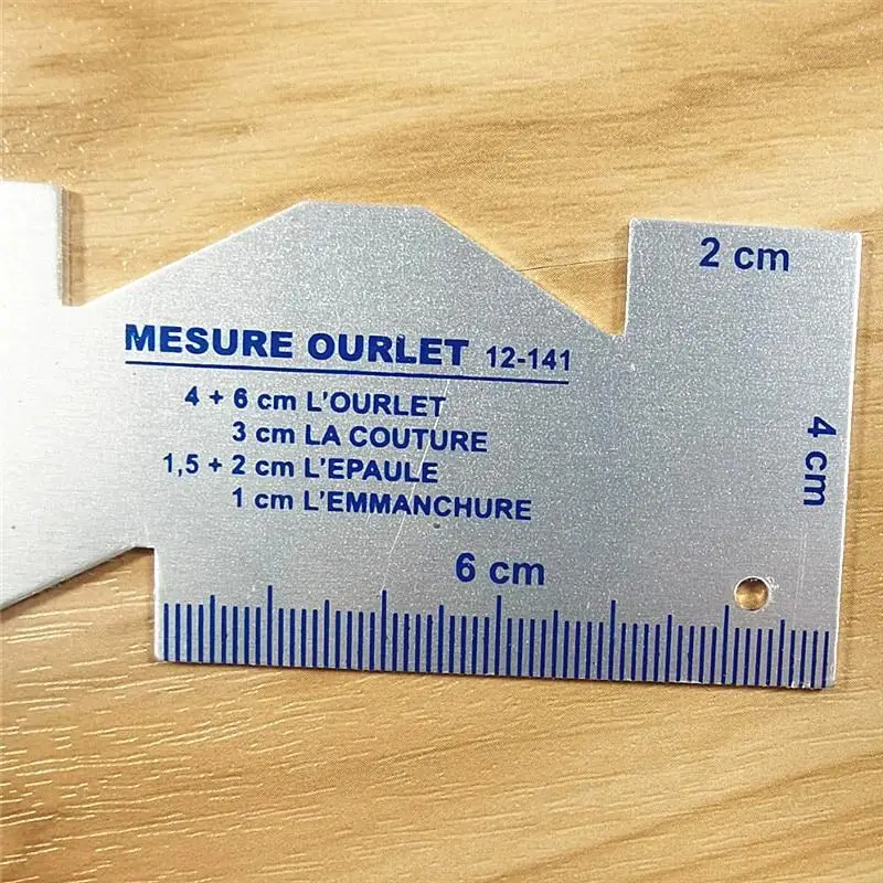 ファブリックマーカーテーラーチョークと金属の縫製測定ゲージキ - Seam Gauge Metal のレビューと価格