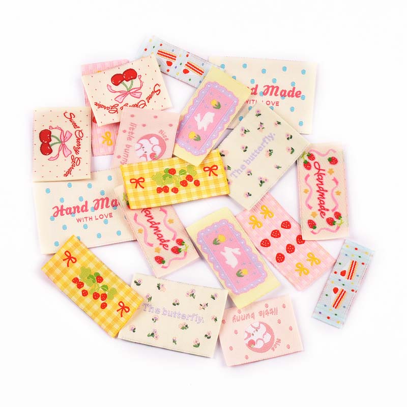 20 個 15-56 ミリメートルミックスカラフルな漫画パタ - Sewing Labels のレビューと価格