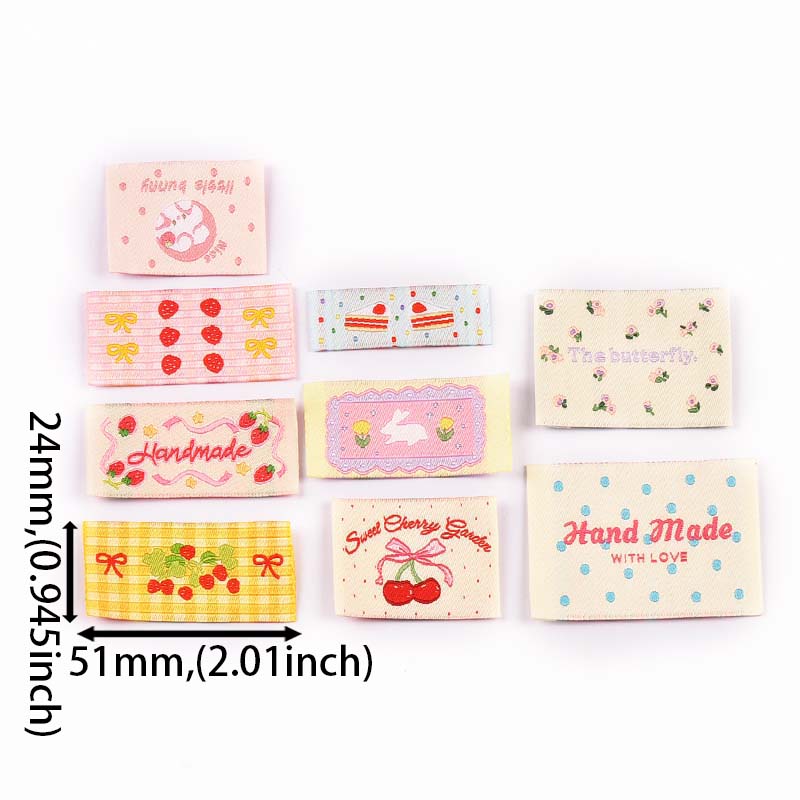 20 個 15-56 ミリメートルミックスカラフルな漫画パタ - Sewing Labels のレビューと価格