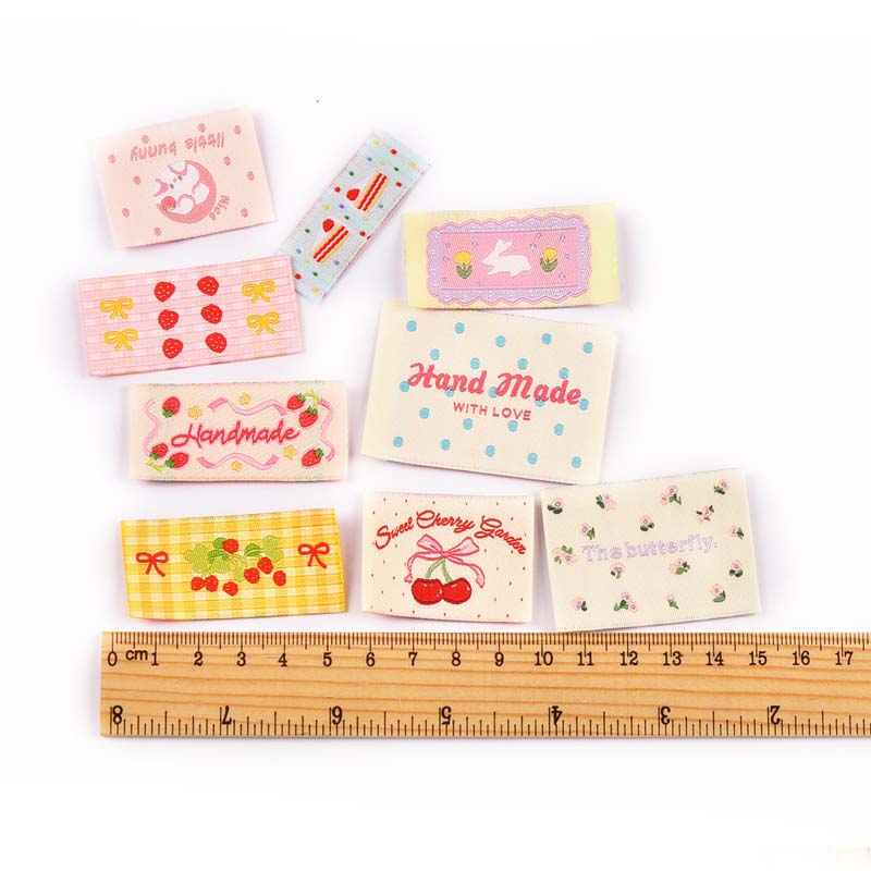 20 個 15-56 ミリメートルミックスカラフルな漫画パタ - Sewing Labels のレビューと価格