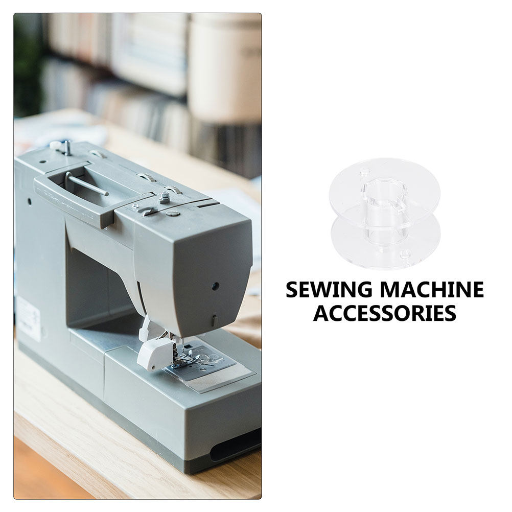 60個入り プラスチック製透明ミシンボビン 透明刺繍糸 空ボ - Thread Bobbins Empty のレビューと価格