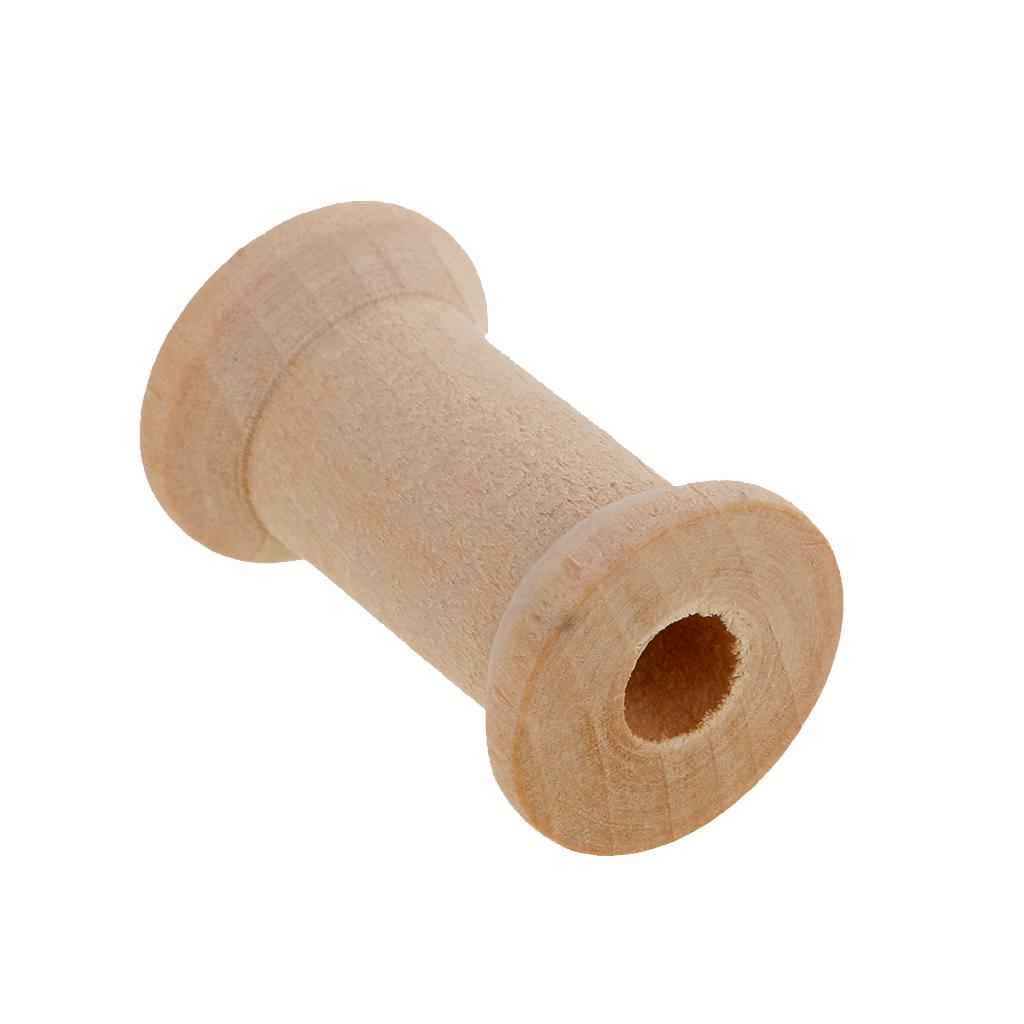木製空ボビンセット 20個入り クロスステッチ用品 縫い糸オ - Thread Bobbins Empty のレビューと価格