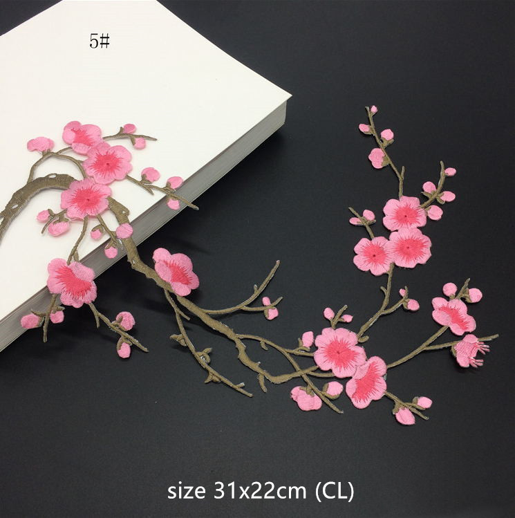 27 色 10 個ビッグフラワー刺繍パッチアイロン接着ジーン - Sewing Id のレビューと価格