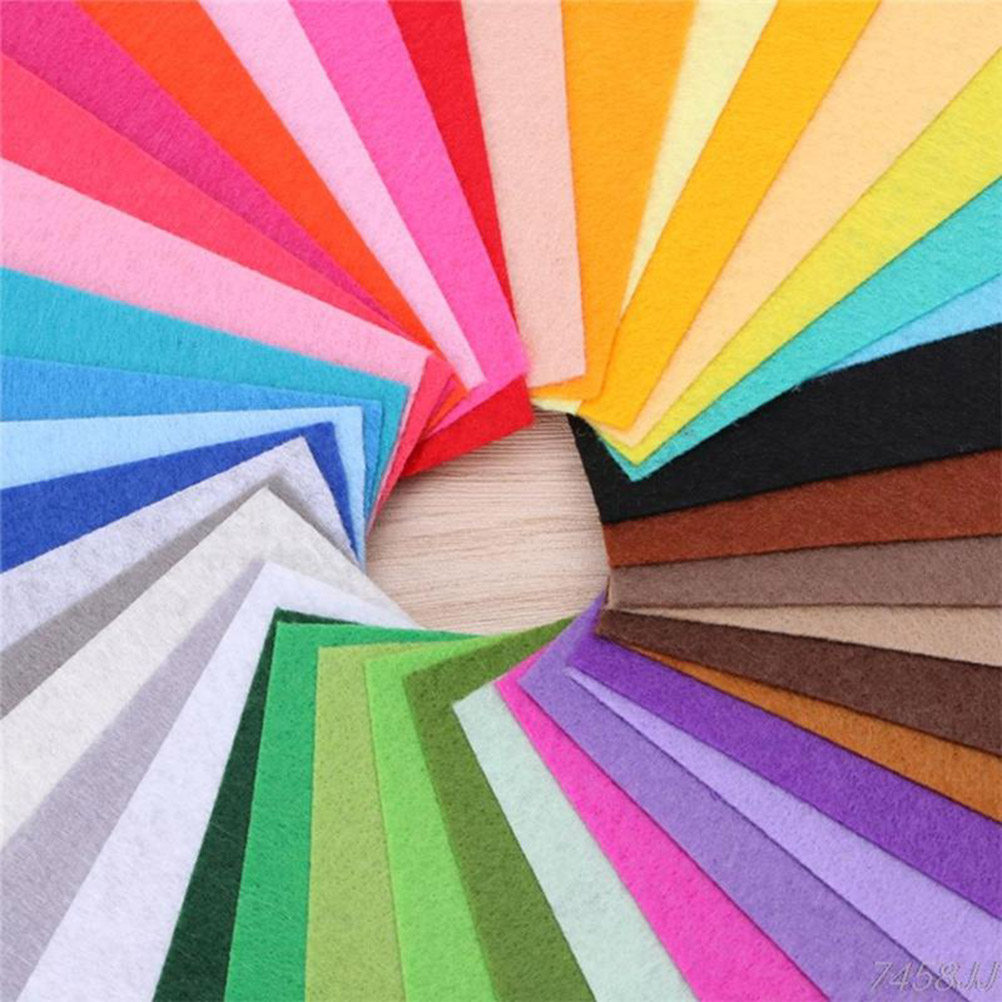 40枚入り 多色不織布シート プレミアムDIYクラフト素材ア - Sewing Textile Art のレビューと価格
